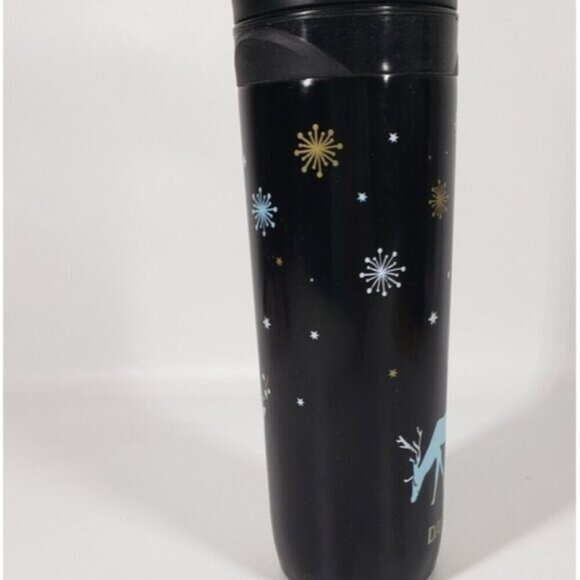 David's Tea Iced Tea Press Winter Pattern 16 Ounce Travel Cup - Picture 6 of 13